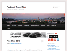 Tablet Screenshot of portlandtraveltips.com